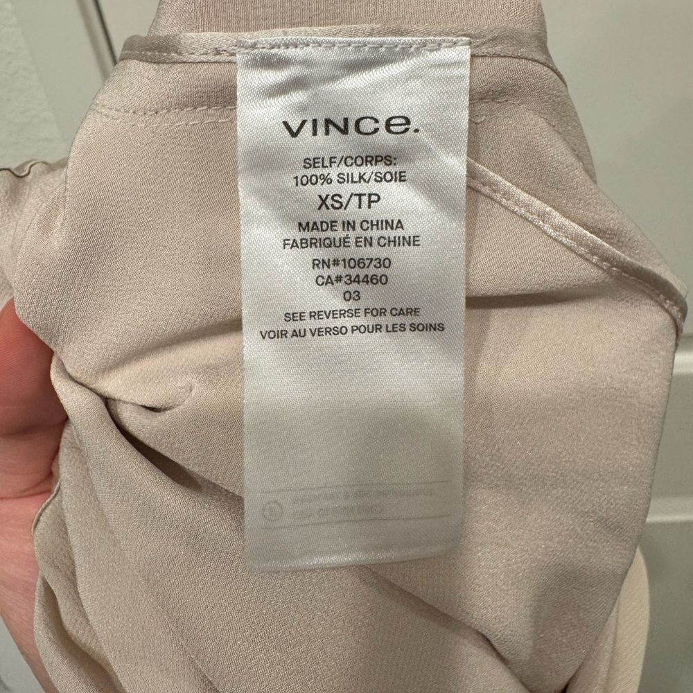 Vince Silk wrapped skirt - Picture 2 of 5